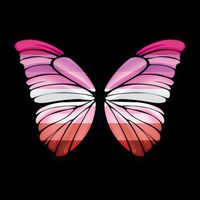 Lesbian Butterfly Hypolimnas Lesbian Pride Flag Impact Tech Backpack