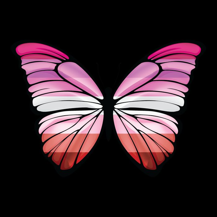 Lesbian Butterfly Hypolimnas Lesbian Pride Flag Impact Tech Backpack