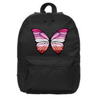 Lesbian Butterfly Hypolimnas Lesbian Pride Flag 16 in Basic Backpack
