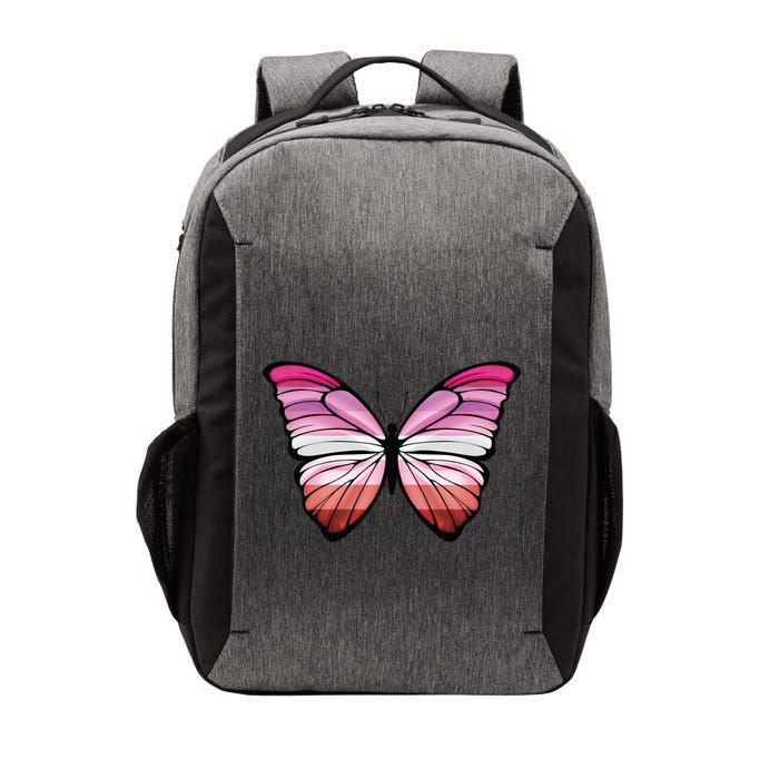 Lesbian Butterfly Hypolimnas Lesbian Pride Flag Vector Backpack