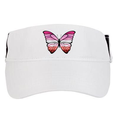 Lesbian Butterfly Hypolimnas Lesbian Pride Flag Adult Drive Performance Visor