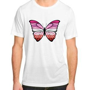 Lesbian Butterfly Hypolimnas Lesbian Pride Flag Adult ChromaSoft Performance T-Shirt