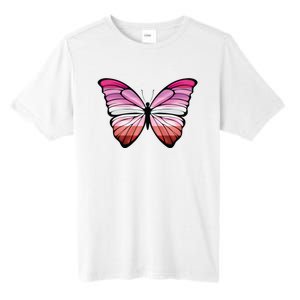 Lesbian Butterfly Hypolimnas Lesbian Pride Flag Tall Fusion ChromaSoft Performance T-Shirt