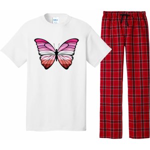 Lesbian Butterfly Hypolimnas Lesbian Pride Flag Pajama Set