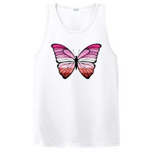 Lesbian Butterfly Hypolimnas Lesbian Pride Flag PosiCharge Competitor Tank