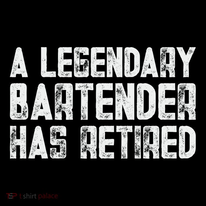 Legendary Bartender Has Retired Funny Retirement Stripe Pom Pom Beanie