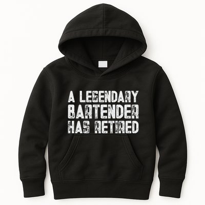 Legendary Bartender Has Retired Funny Retirement Kids Hoodie