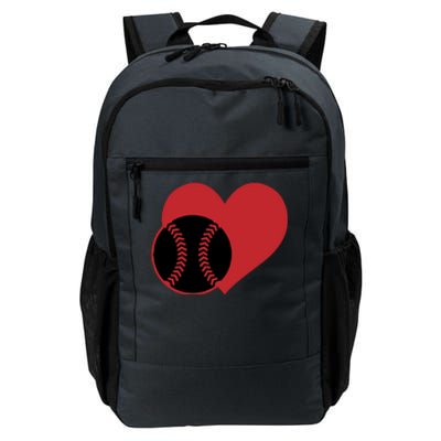 Love Baseball Heart Gift For Fan Baseball Sport Team Daily Commute Backpack