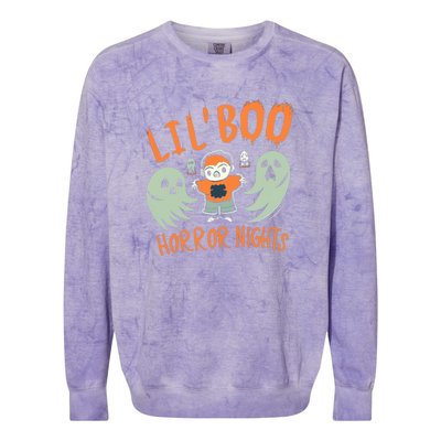 Lil’ Boo Halloween Horror Nights Colorblast Crewneck Sweatshirt