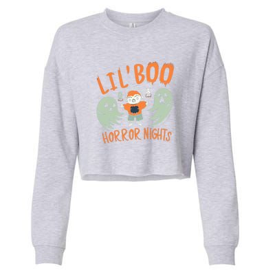 Lil’ Boo Halloween Horror Nights Cropped Pullover Crew