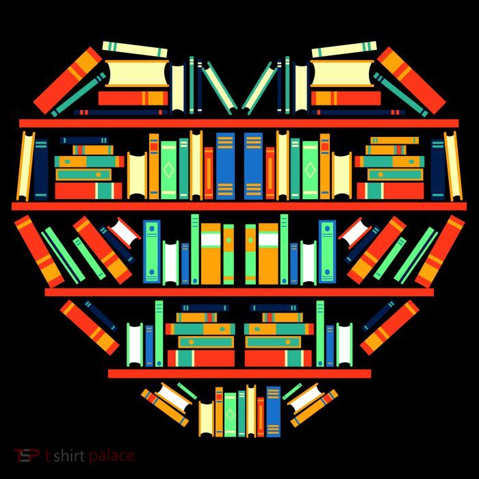 Love Books Heart Mug