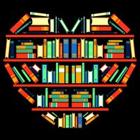 Love Books Heart Poster