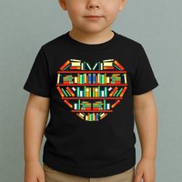 Love Books Heart Toddler T-Shirt