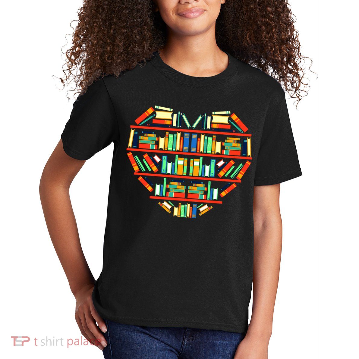Love Books Heart Kids T-Shirt