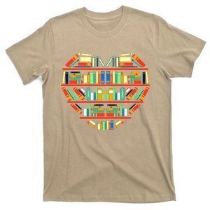 Love Books Heart T-Shirt