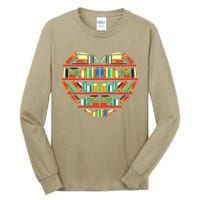 Love Books Heart Tall Long Sleeve T-Shirt