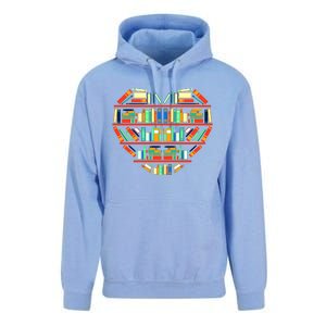 Love Books Heart Unisex Surf Hoodie