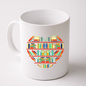 Love Books Heart Coffee Mug