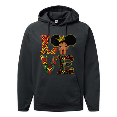 LOVE Black History Month Strong African Performance Fleece Hoodie