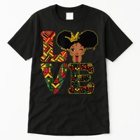 LOVE Black History Month Strong African Tall T-Shirt