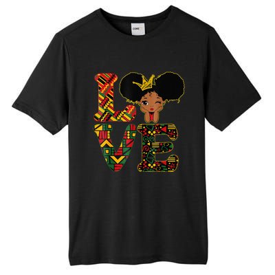 LOVE Black History Month Strong African Tall Fusion ChromaSoft Performance T-Shirt