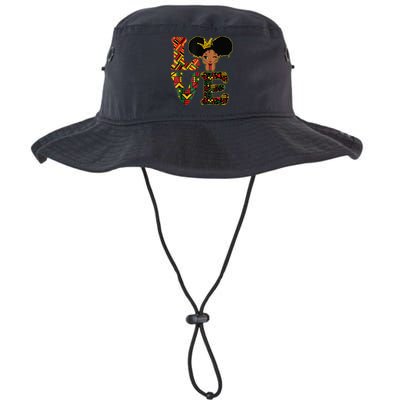 LOVE Black History Month Strong African Legacy Cool Fit Booney Bucket Hat