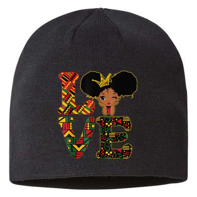 LOVE Black History Month Strong African Sustainable Beanie