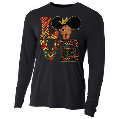 LOVE Black History Month Strong African Cooling Performance Long Sleeve Crew