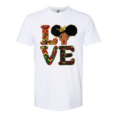 LOVE Black History Month Strong African Softstyle CVC T-Shirt