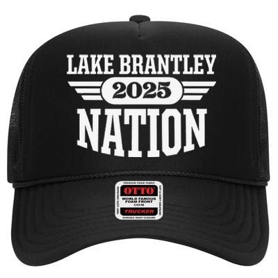 Lake Brantley High School Nation 2025 Hs High Crown Mesh Back Trucker Hat