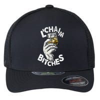 LChaim Bitches Hanukkah Flexfit Unipanel Trucker Cap