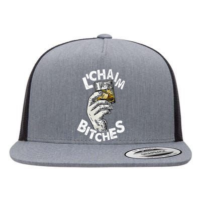 LChaim Bitches Hanukkah Flat Bill Trucker Hat