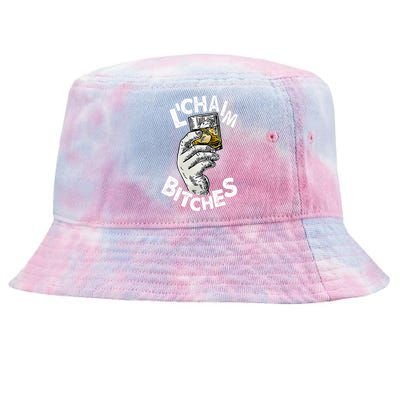 LChaim Bitches Hanukkah Tie-Dyed Bucket Hat