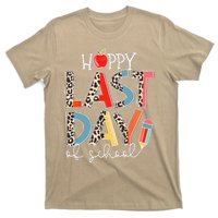 Leopard Boho Happy Last Day Of School Teacher & Students T-Shirt