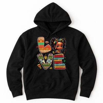 LOVE Black History Month Strong African Hoodie