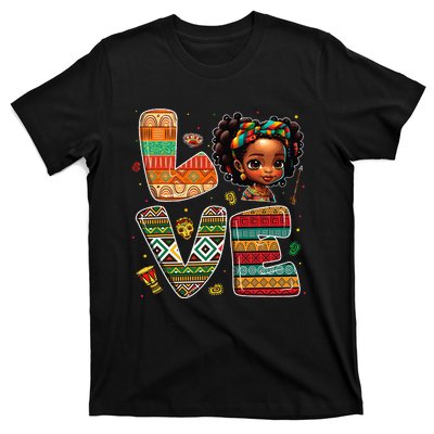 LOVE Black History Month Strong African T-Shirt