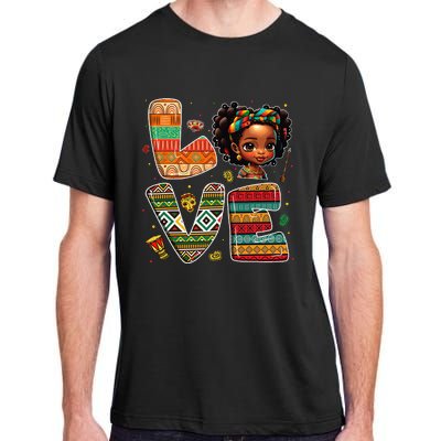 LOVE Black History Month Strong African Adult ChromaSoft Performance T-Shirt