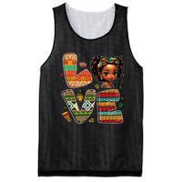 LOVE Black History Month Strong African Mesh Reversible Basketball Jersey Tank