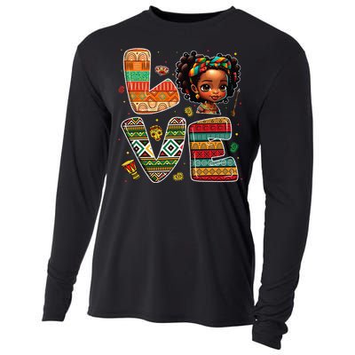 LOVE Black History Month Strong African Cooling Performance Long Sleeve Crew