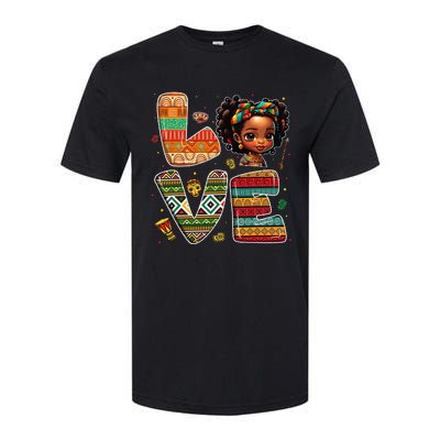 LOVE Black History Month Strong African Softstyle CVC T-Shirt