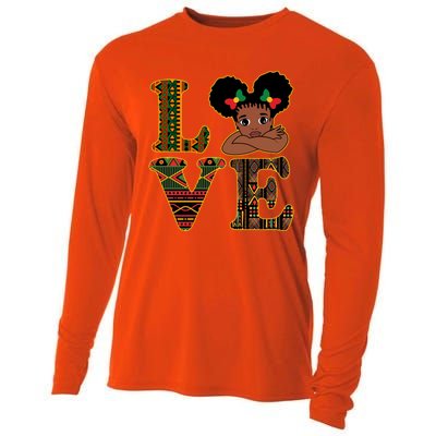 Love Black History Month Cute Pride Cooling Performance Long Sleeve Crew