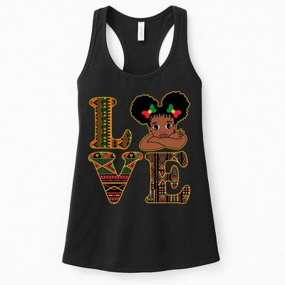 Love Black History Month Cute Pride Womens Tank Top