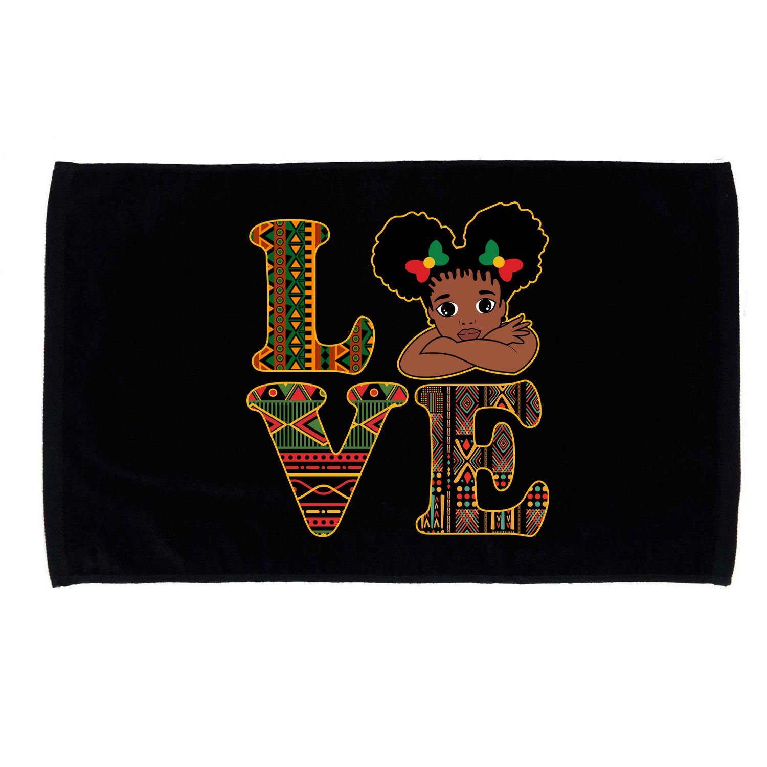 Love Black History Month Cute Pride Microfiber Hand Towel