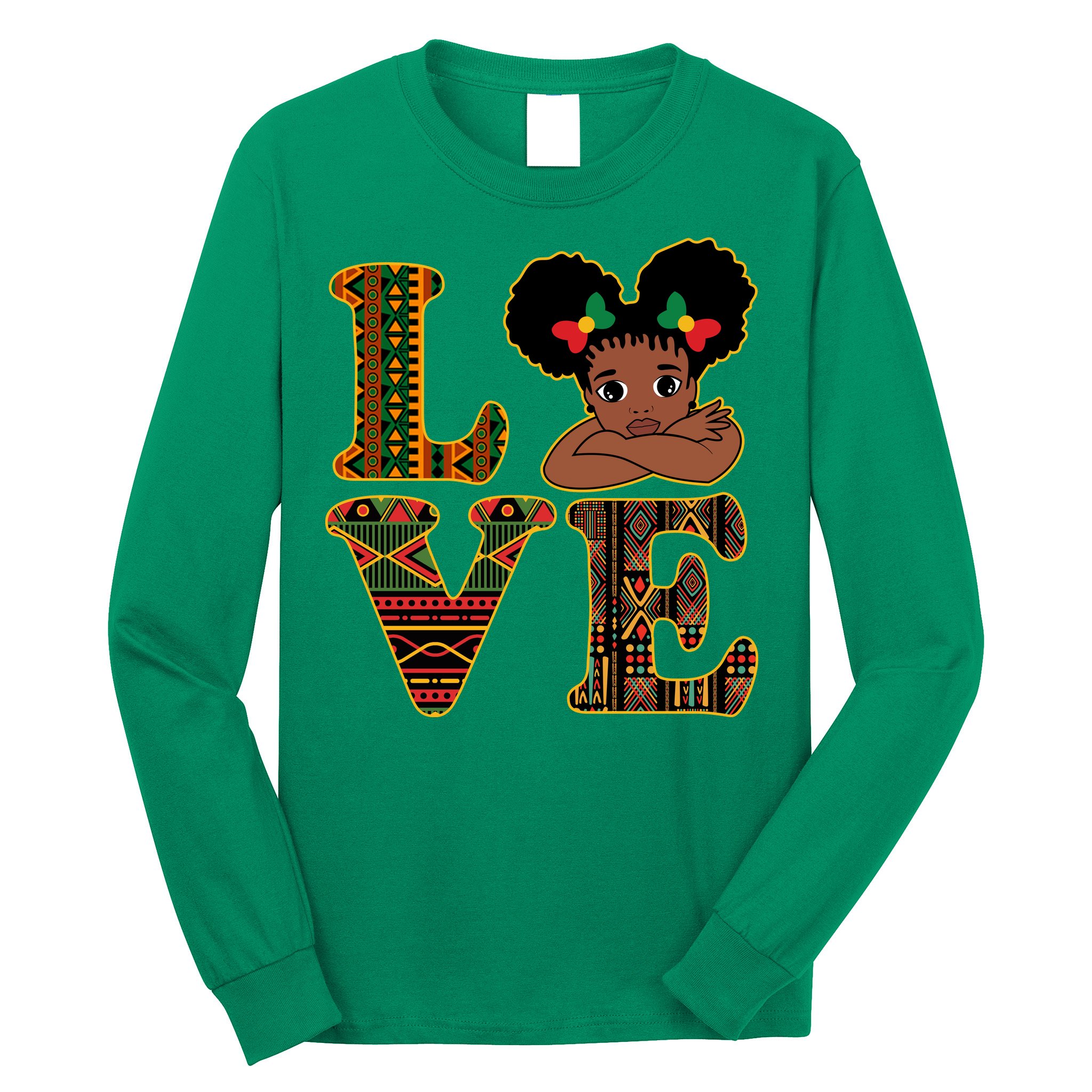 Love Black History Month Cute Pride Long Sleeve Shirt