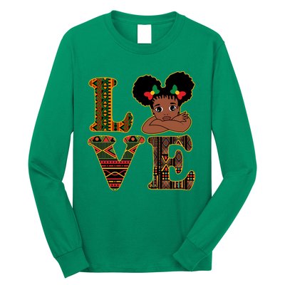 Love Black History Month Cute Pride Long Sleeve Shirt