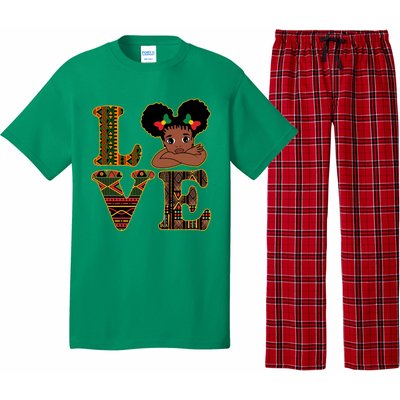 Love Black History Month Cute Pride Pajama Set