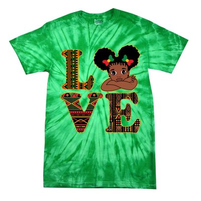 Love Black History Month Cute Pride Tie-Dye T-Shirt