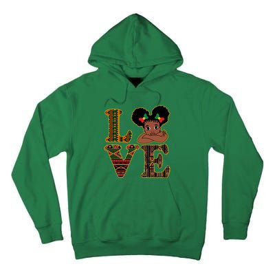 Love Black History Month Cute Pride Tall Hoodie