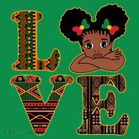 Love Black History Month Cute Pride Womens T-Shirt