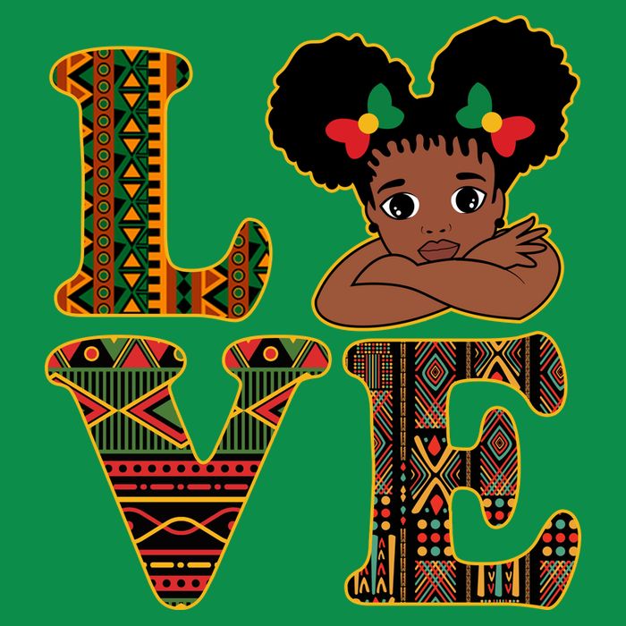Love Black History Month Cute Pride Kids T-Shirt